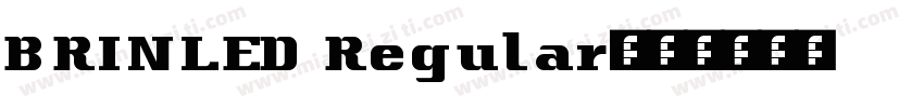BRINLED Regular字体转换